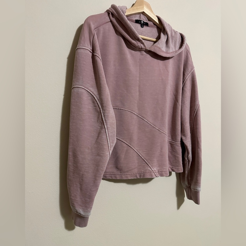 ♻️ 7 for all mankind: crop sweatshirt - Picture 3 of 9